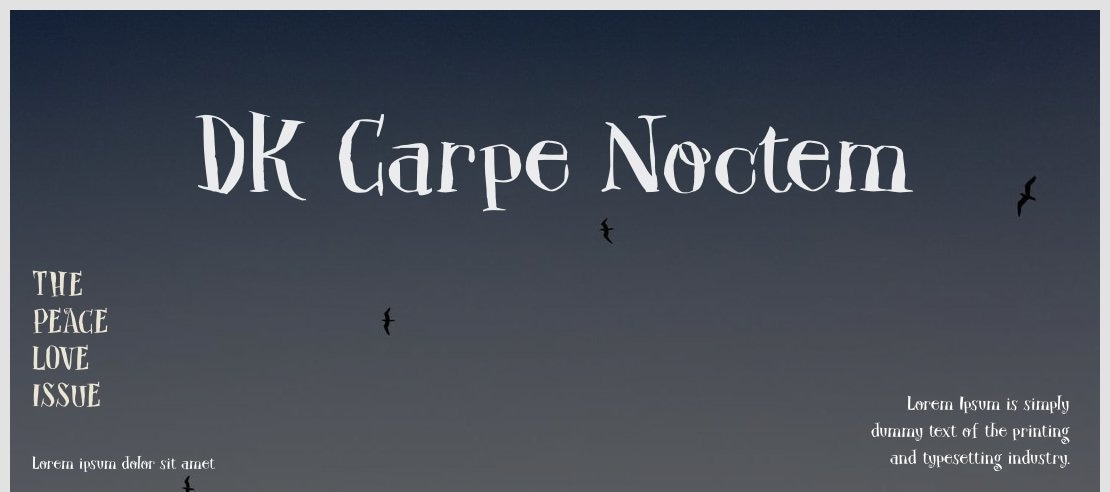 DK Carpe Noctem Font