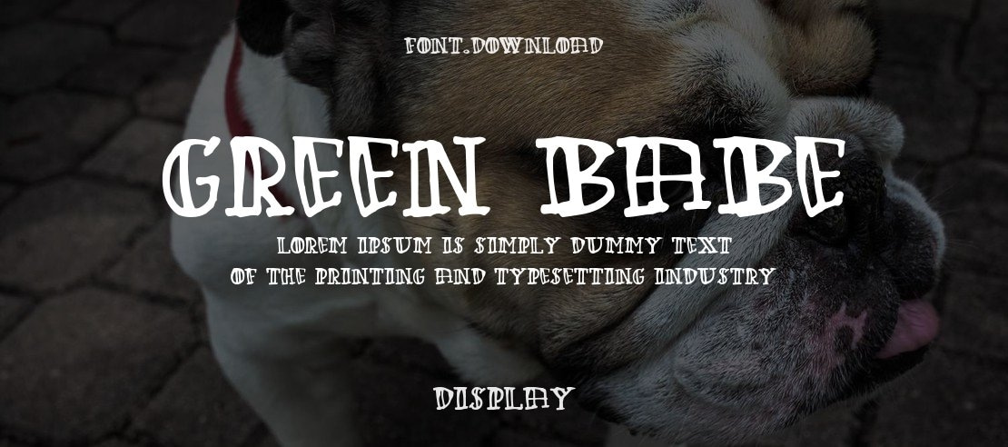 Green Babe Font