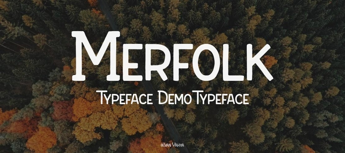 Merfolk Typeface Demo Font