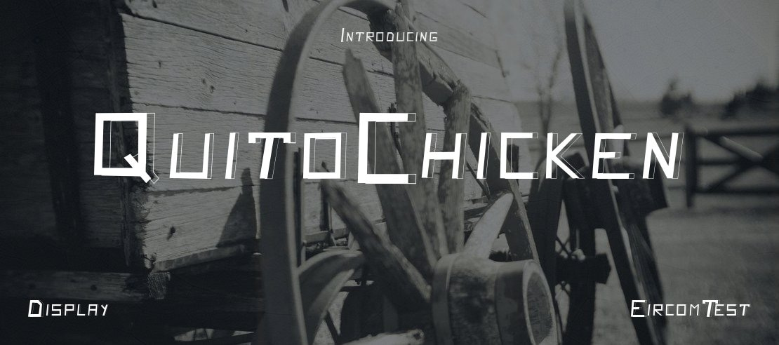 QuitoChicken Font