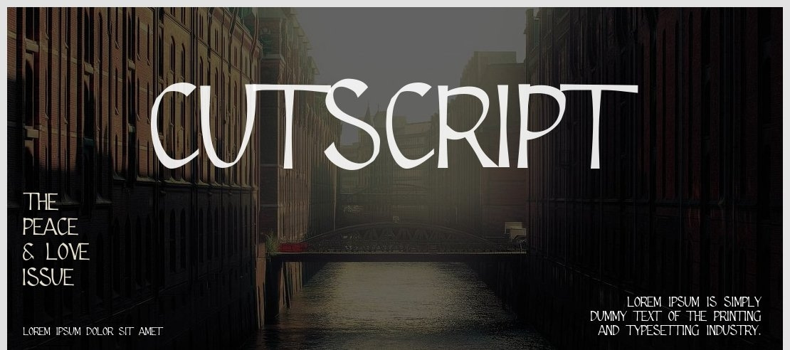 Cutscript Font