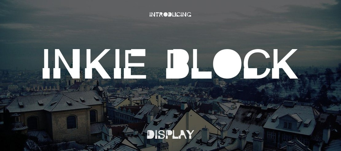 Inkie Block Font