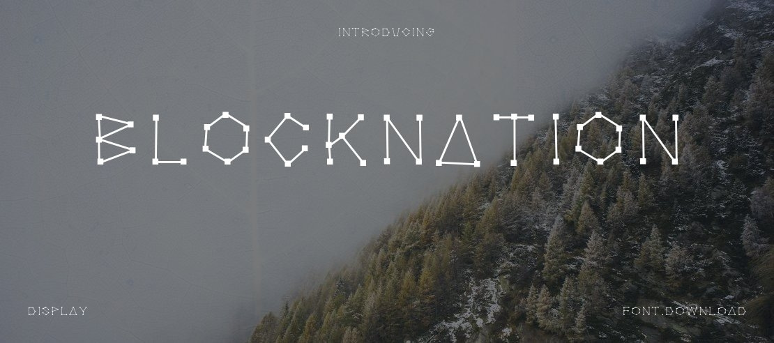 Blocknation Font