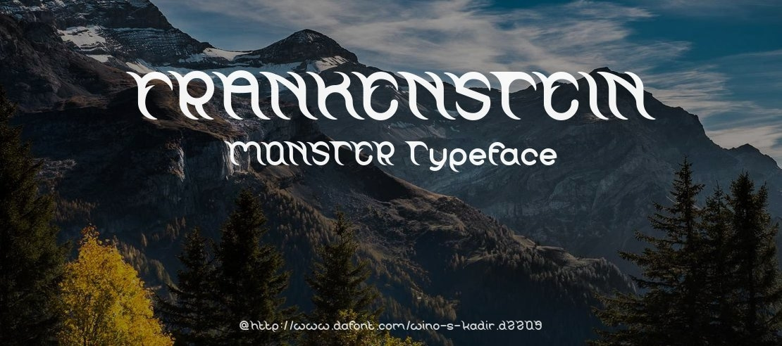 FRANKENSTEIN MONSTER Font Family