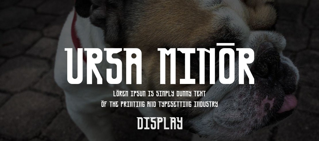 Ursa Minor Font