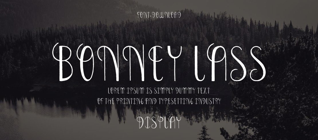 Bonney Lass Font