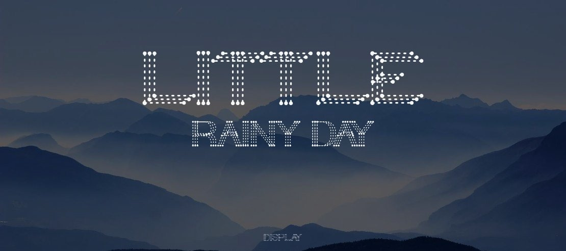 LITTLE RAINY DAY Font