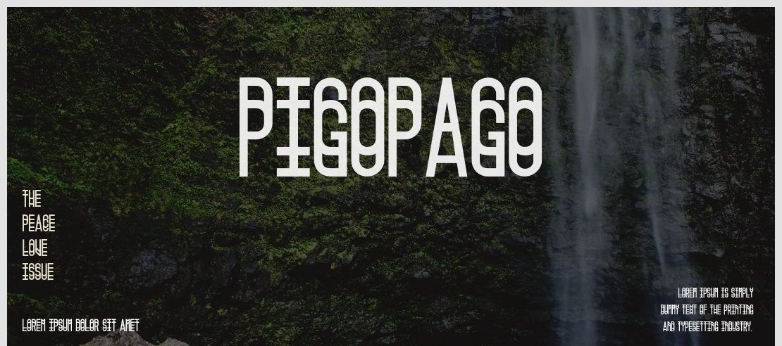 Pigopago Font