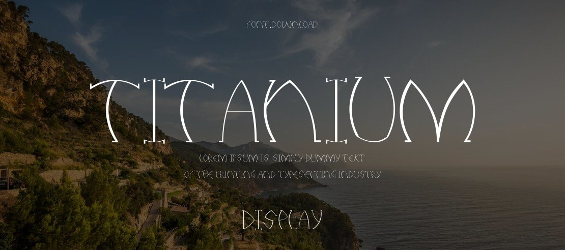 TITANIUM Font