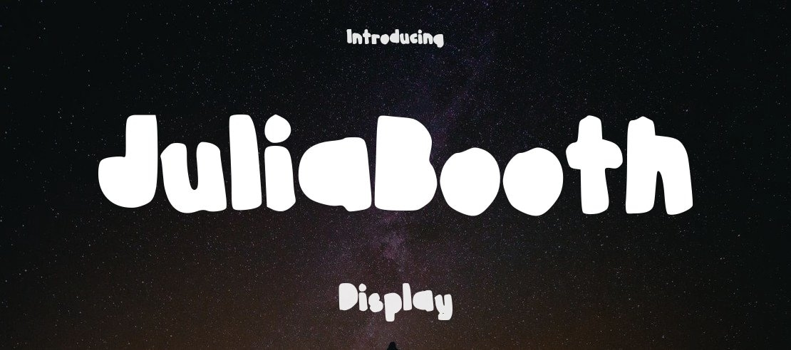 JuliaBooth Font