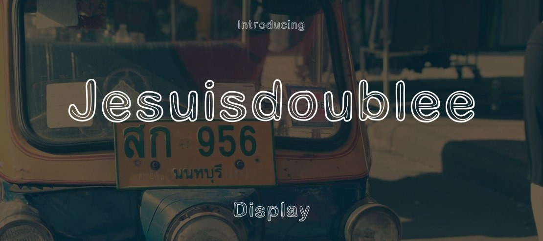 Jesuisdoublee Font