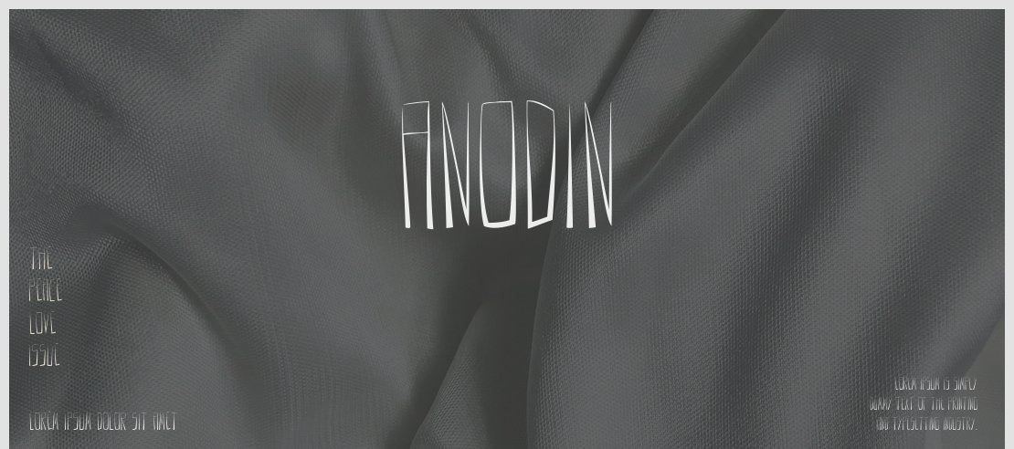 ANODIN Font