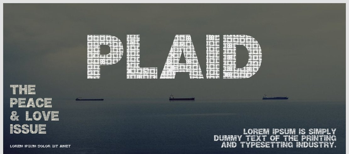 Plaid Font