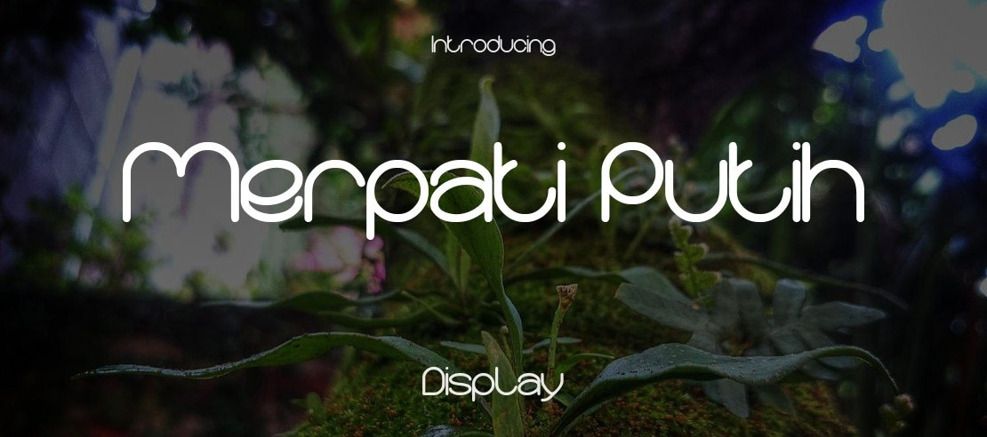 Merpati Putih Font