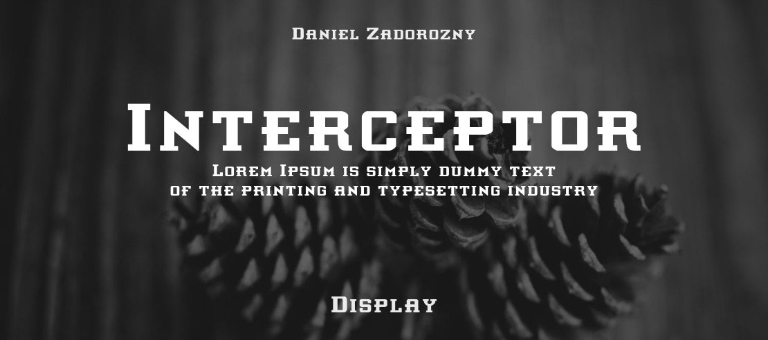 Interceptor Font Family