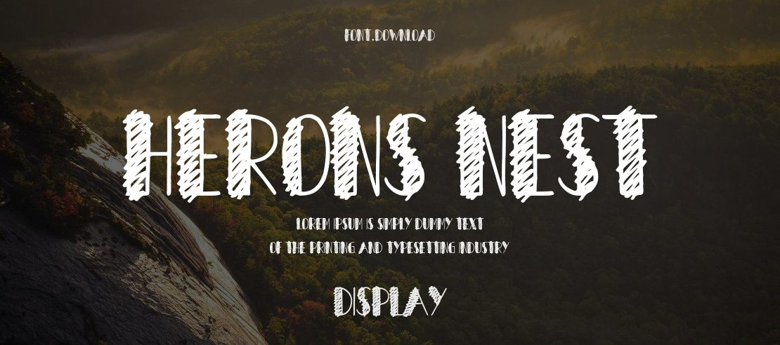 Herons Nest Font