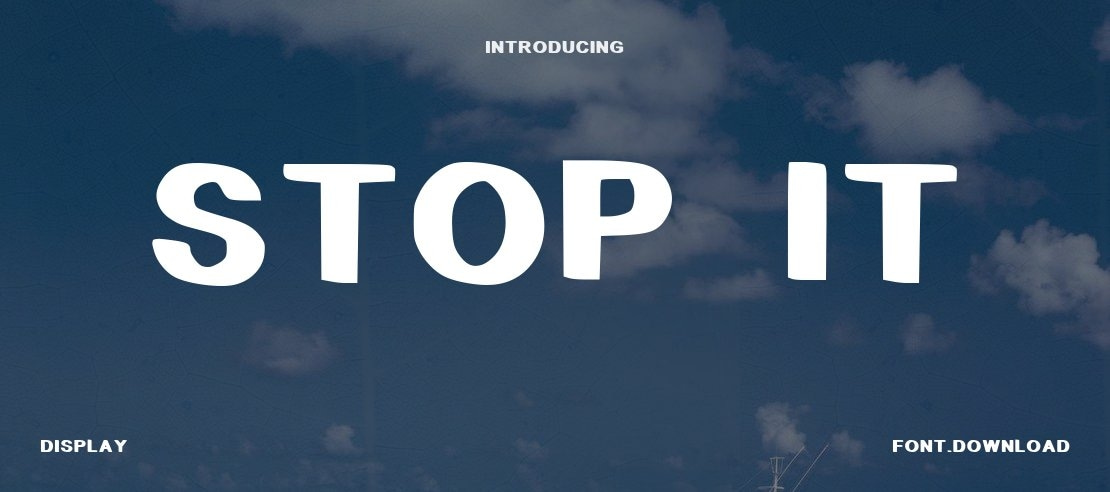 Stop It Font