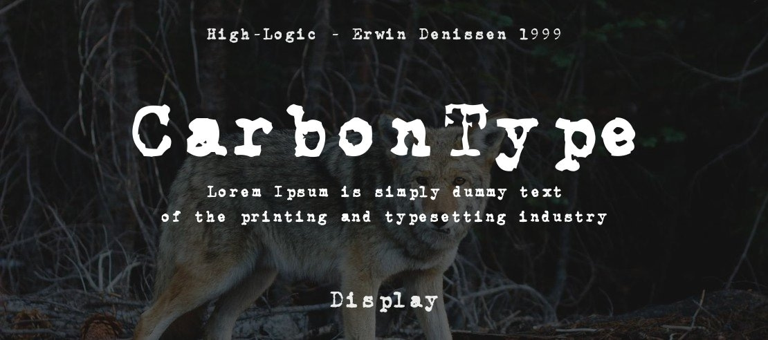 CarbonType Font