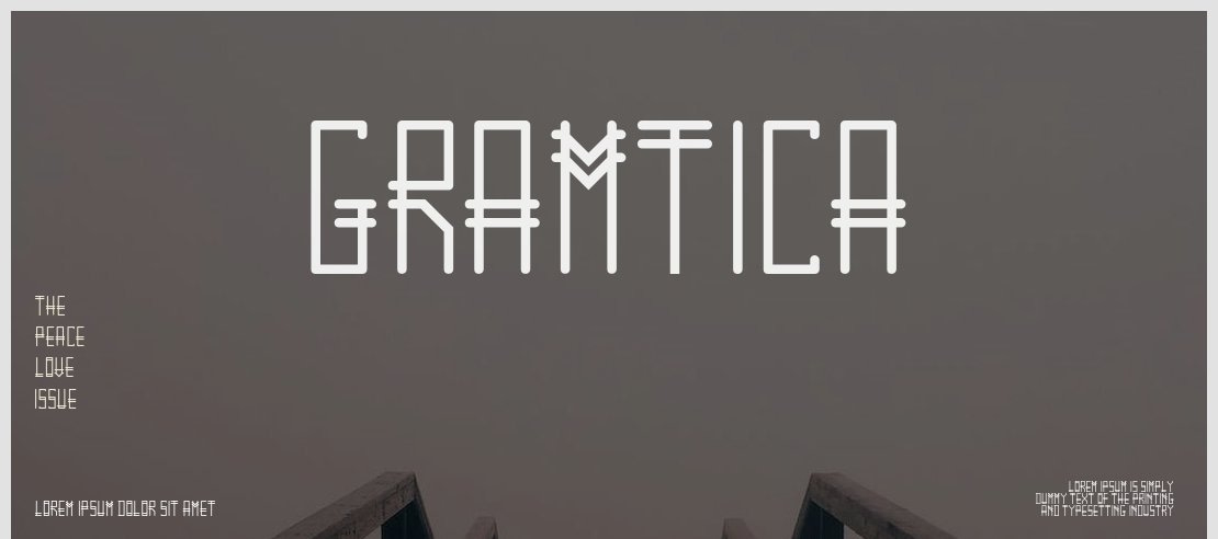 GRAMTICA Font