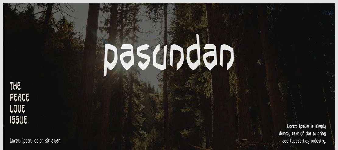 pasundan Font