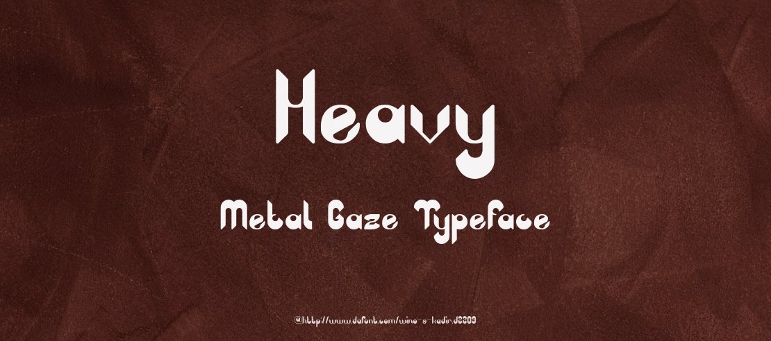 Heavy Metal Gaze Font