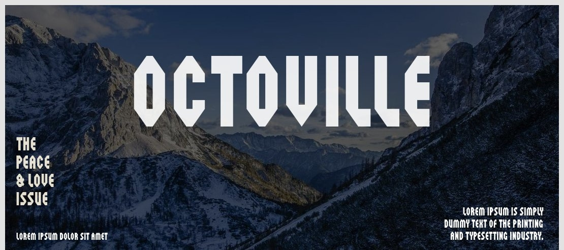 Octoville Font