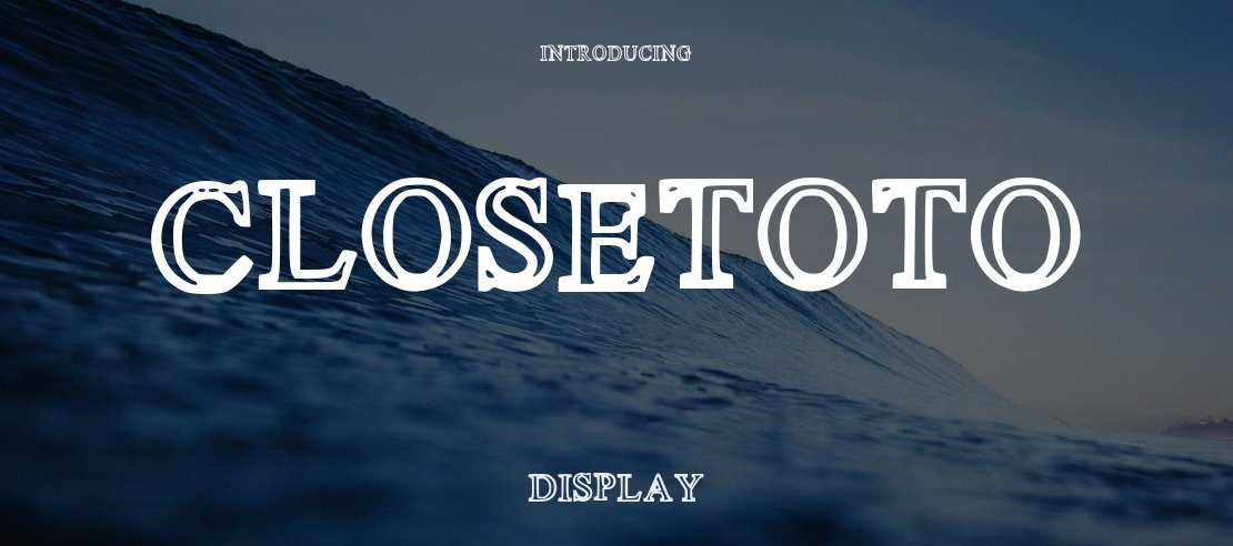 ClosetoTO Font