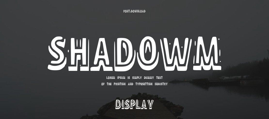 ShadowM Font