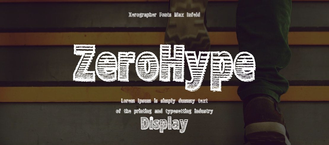 ZeroHype Font