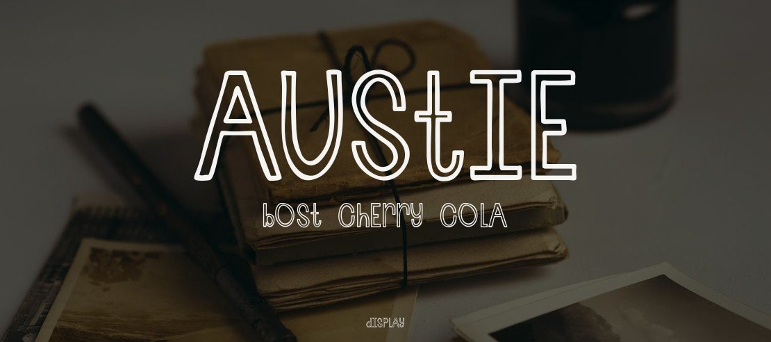 Austie Bost Cherry Cola Font