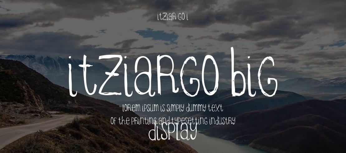 ITZIARGO BIG Font