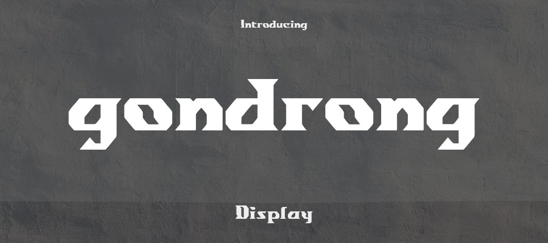 gondrong Font