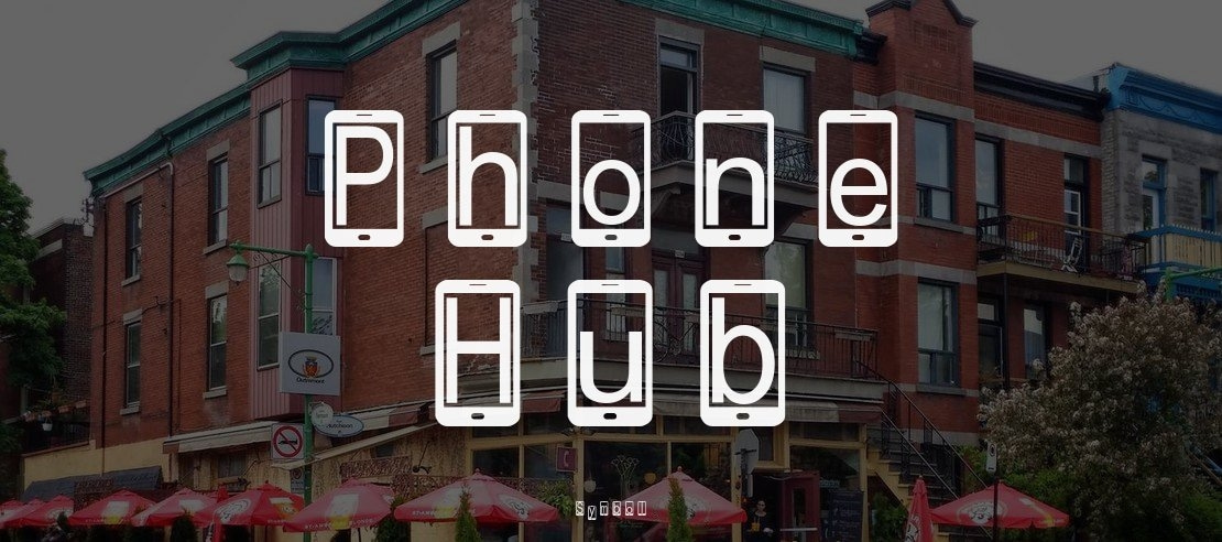 Phone Hub Font