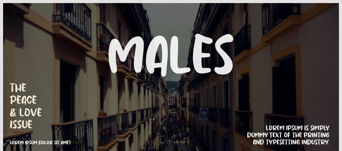Males Font