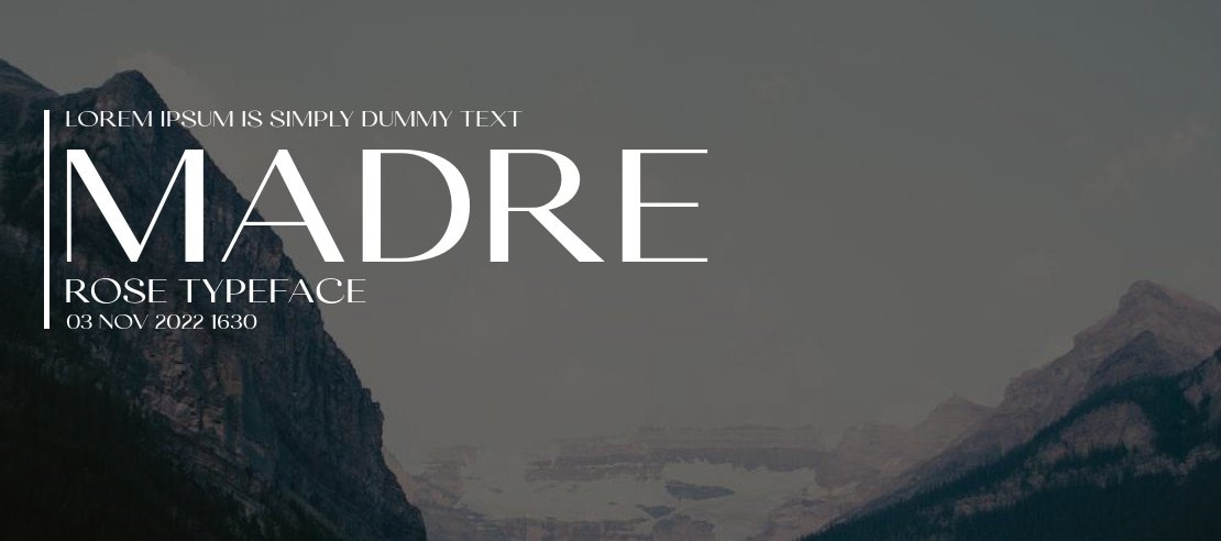 Madre Rose Font