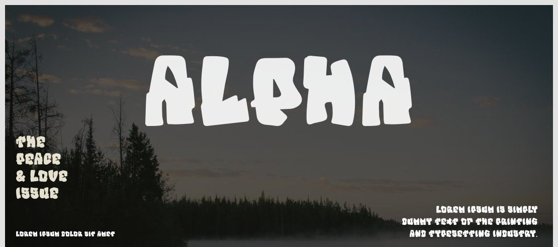 Alpha Font