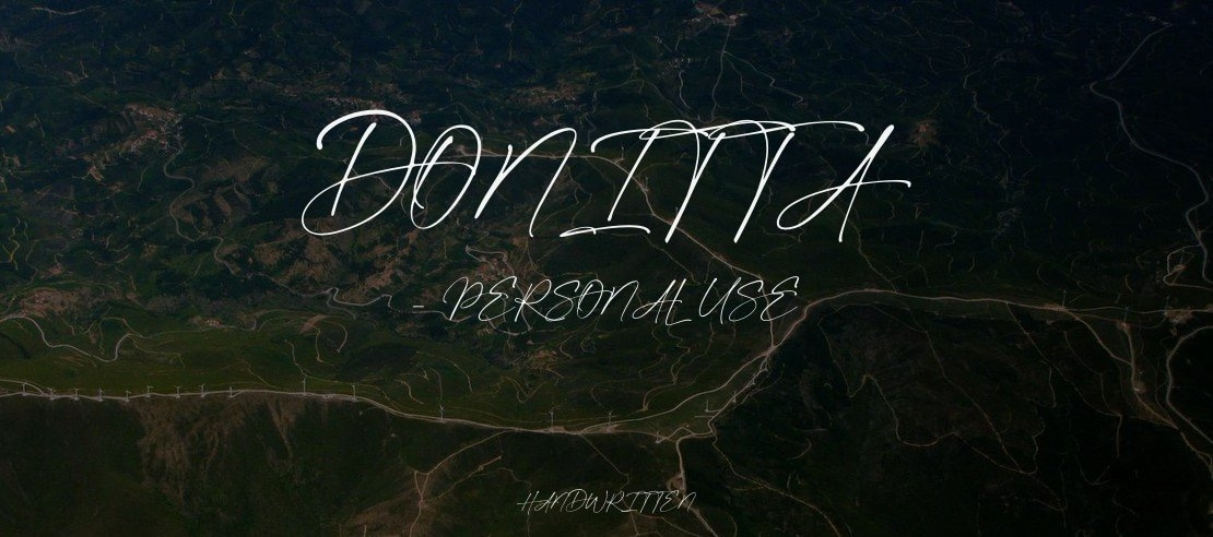 donitta - Personal Use Font