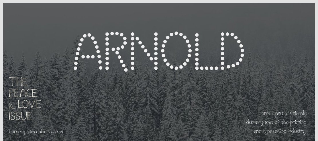 ARNOLD Font