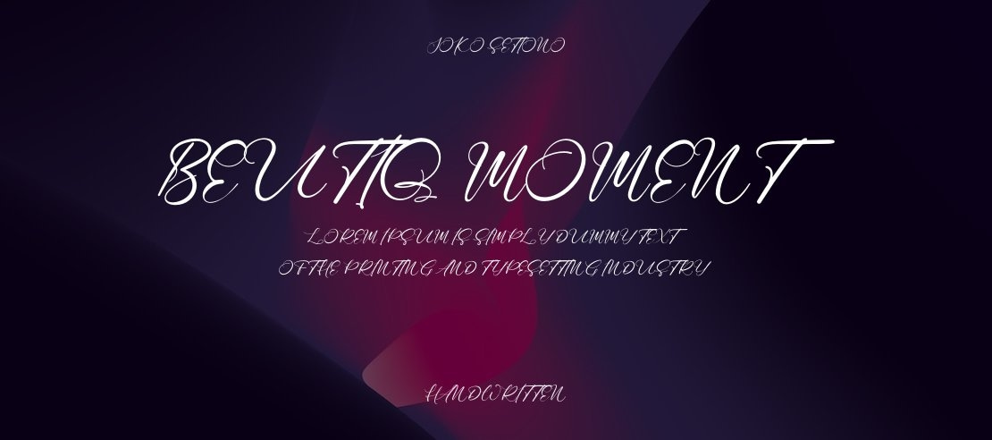 Beutiq Moment Font