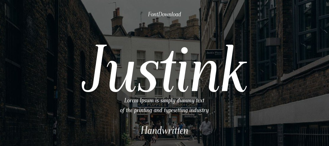 Justink Font