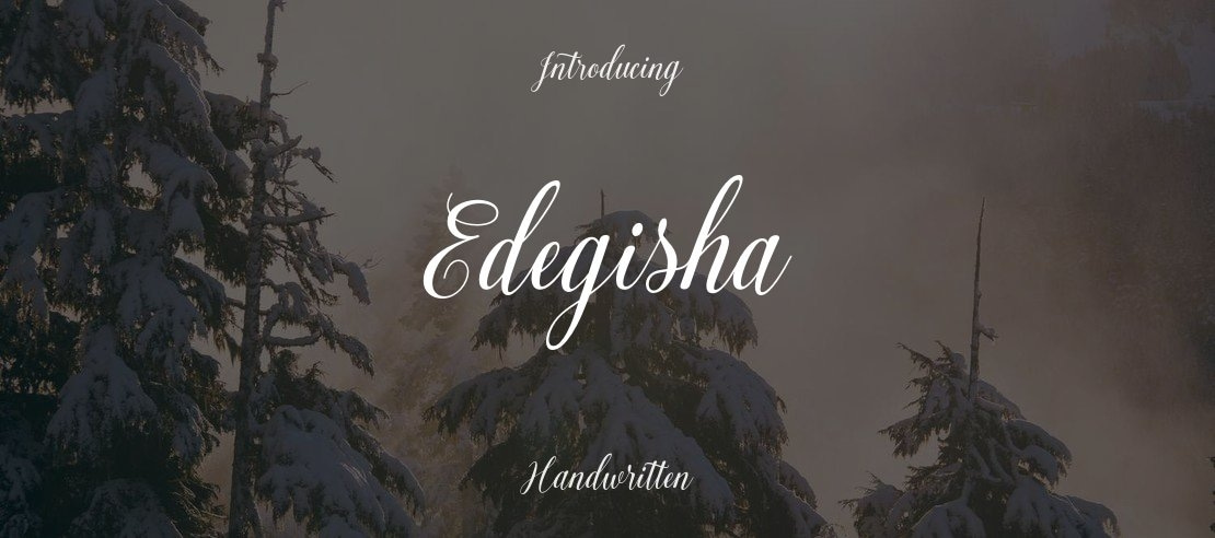 Edegisha Font