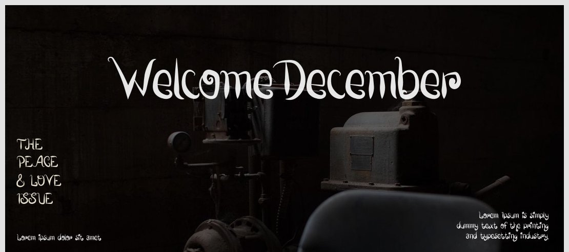 WelcomeDecember Font