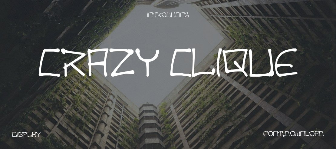 Crazy Clique Font