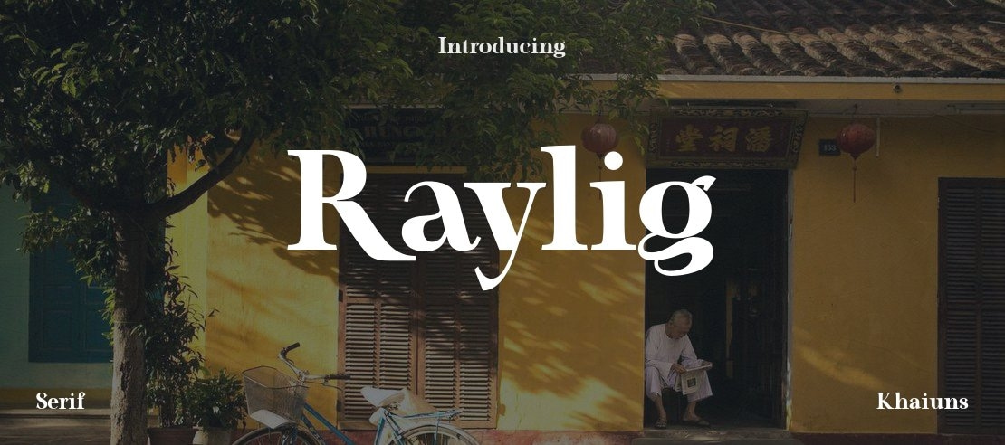 Raylig Font