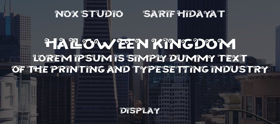 Halloween Kingdom Font