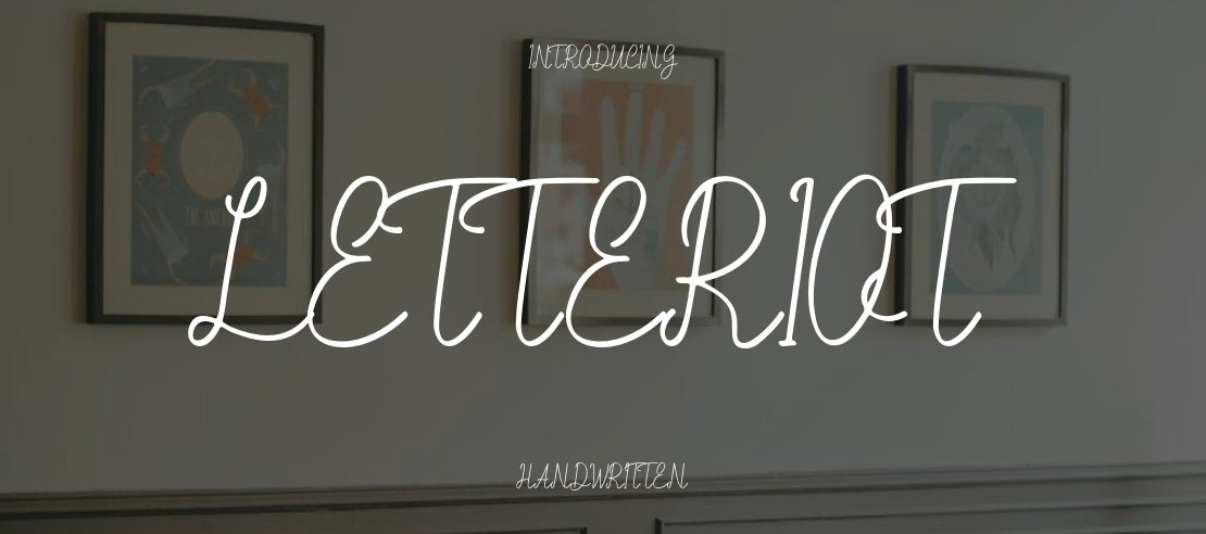Letteriot Font