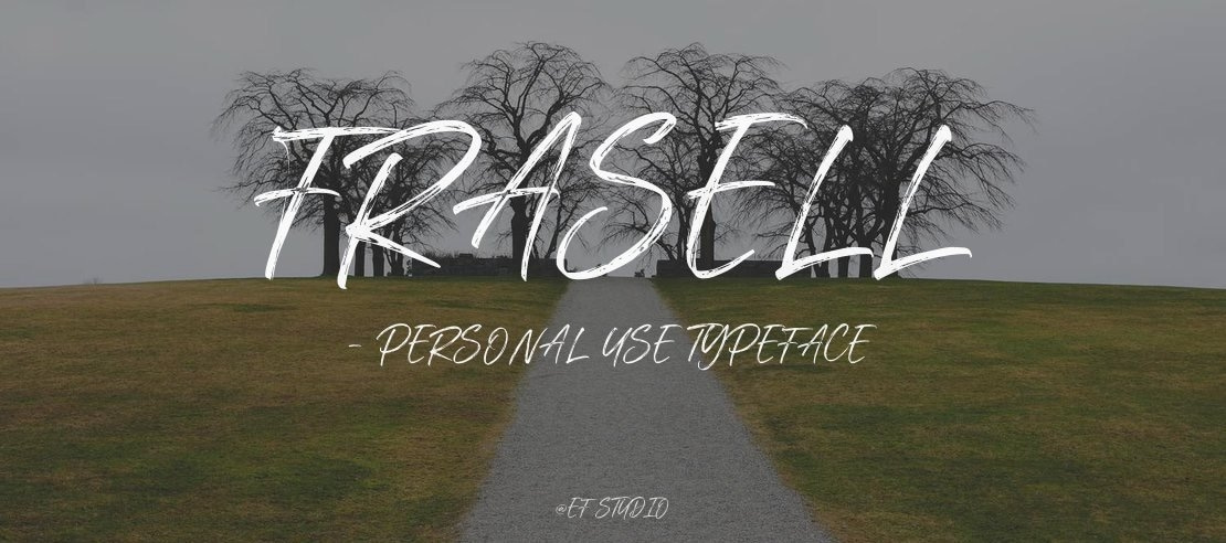 Frasell - Personal Use Font