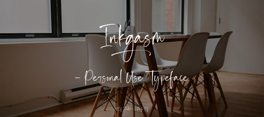 Inkgasm - Personal Use Font