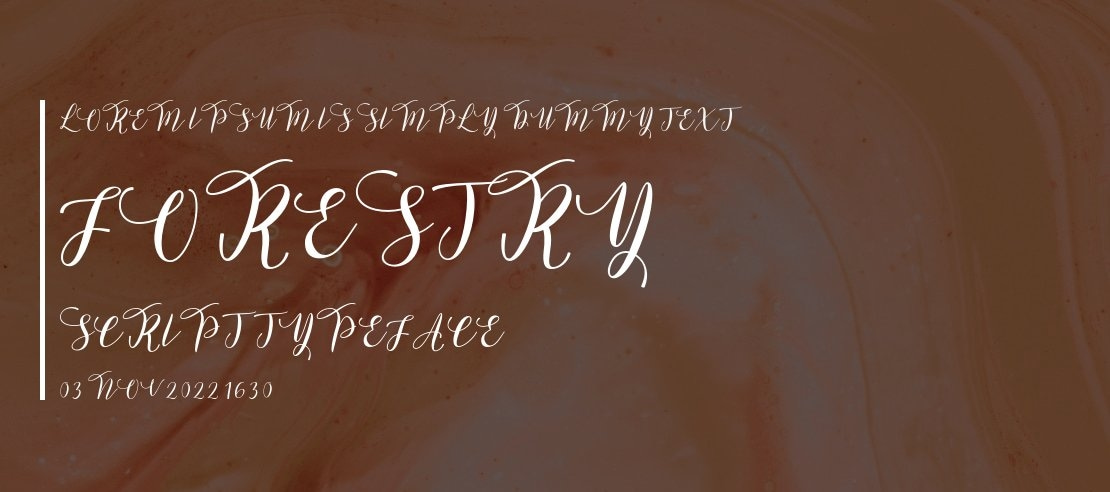 Forestry Script Font