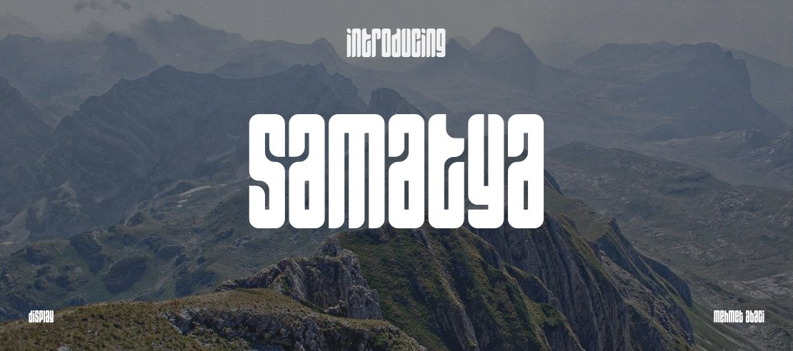 Samatya Font